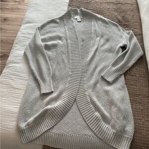 Rachel Zoe Gray Knit Cardigan Sweater